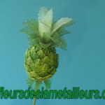 Ötletes harisnya-ananász hungarocell alappal