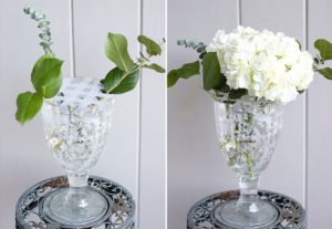 virág rendezése vázában